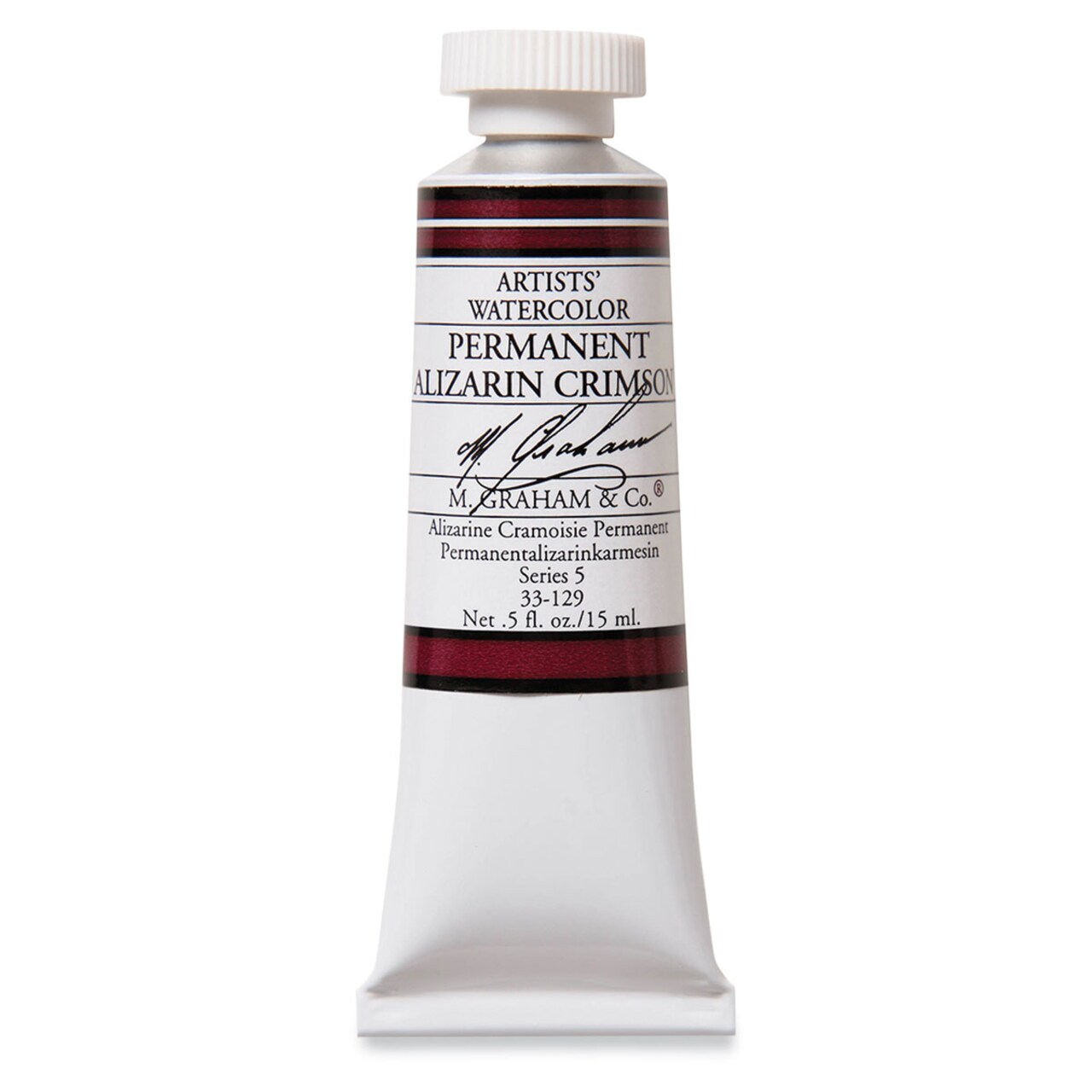 M. Graham Artists' Watercolor - Permanent Alizarin Crimson, 15 ml tube